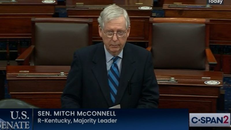 mitch mcconnell speech today