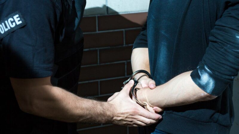 police arrest handcuffs