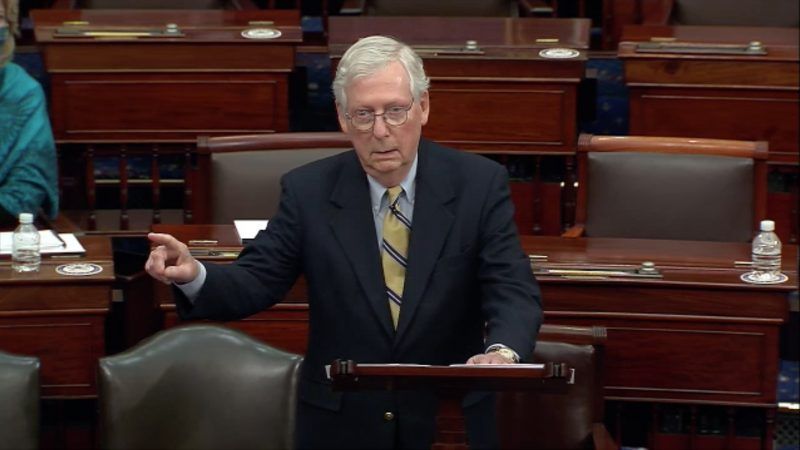 McConnell-floor-speech-2-13-21-Newscom | US Senate TV/CNP/Polaris/Newscom