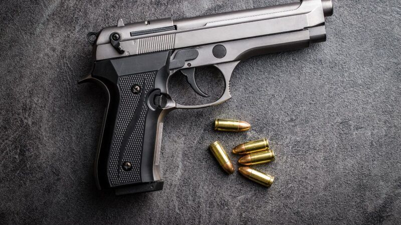 handgun and bullets