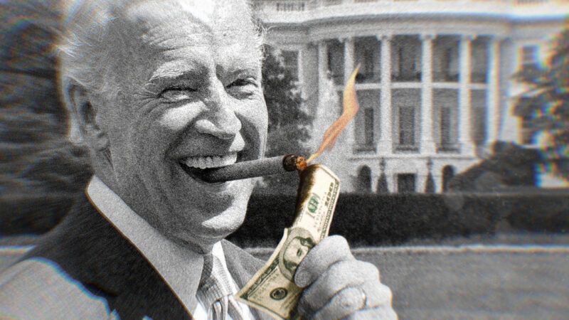Biden-Cigar-Illustration-Chrom-Ab | Illustration: Isaac Reese; Source Images: Andreblais/Dreamstime; Diego Delso/Wikimedia, Attribution-ShareAlike 4.0 International (CC BY-SA 4.0); Everett Collection/Newscom