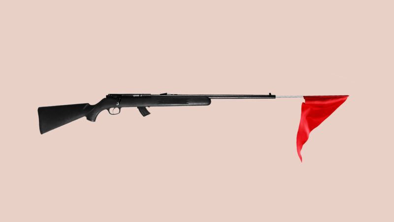 gun-red-flag-dreamstime | Lex Villena/Dreamstime