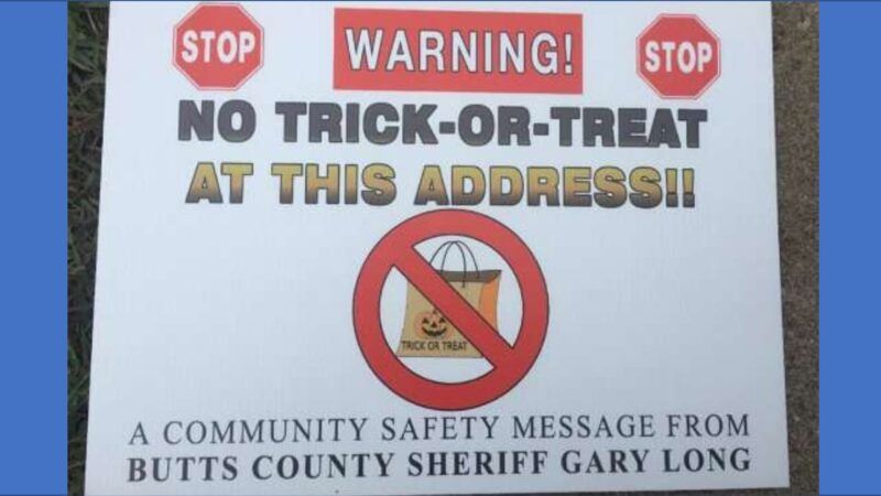 Halloween-warning-sign-Butts-County-Sheriff-with-background | Butts County Sheriff's Office