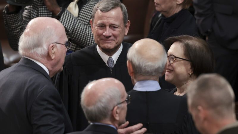 Chief Justice John Roberts at the 2022 State of the Union address | CNP/AdMedia/Newscom