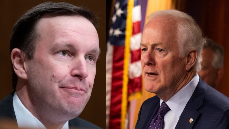 Sens. Christopher Murphy (D-Conn.) and John Cornyn (R-Texas), who led negotiations on a gun control package