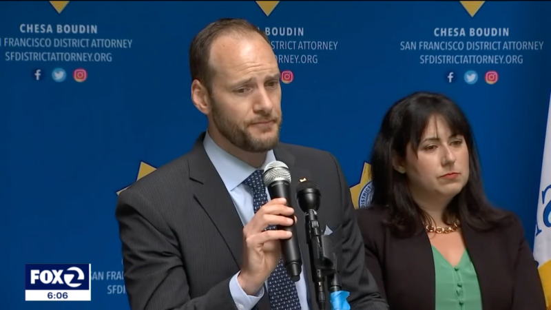 San Francisco District Attorney Chesa Boudin addresses recall | Screenshot from YouTube