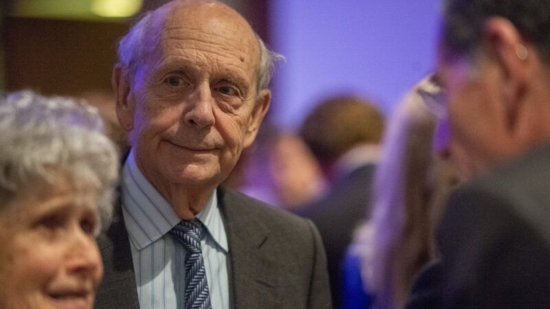 Justice Stephen Breyer at a dedication ceremony on June 14, 2022 | Bonnie Cash/UPI/Newscom