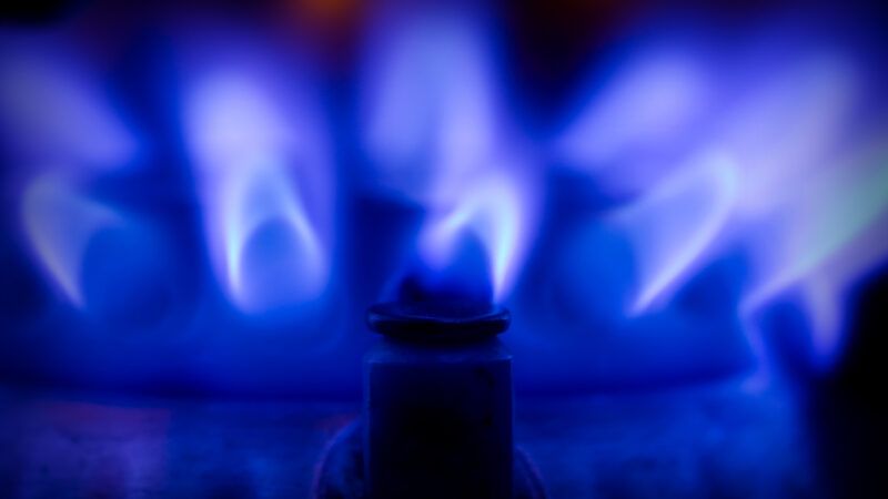 Close-up image of flames from a lit gas burner. |  Gordan/Dreamstime.com