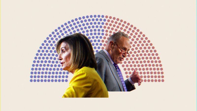 Pelosi and Schumer lead Congress | Lex Villena; Photos: Rod Lamkey - CNP/picture alliance / Consolidated News Photos/Newscom; Rod Lamkey - CNP/Sipa USA/Newscom