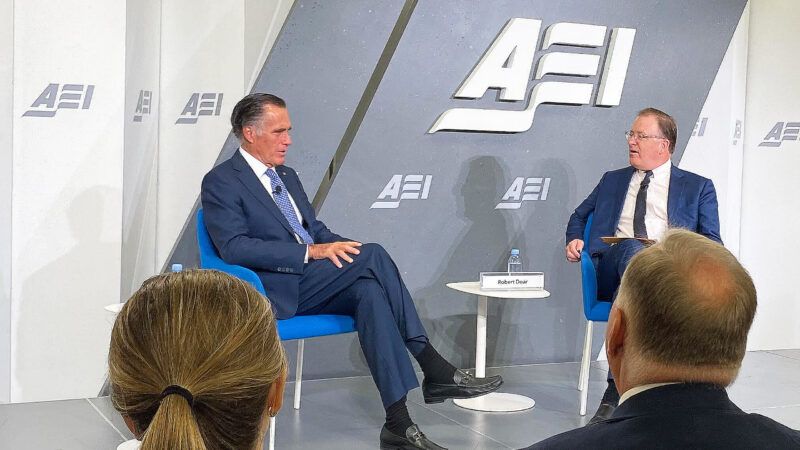 Romney at AEI | Stephanie Slade/Reason