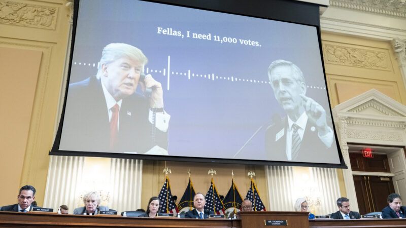 Image from the January 6th Congressional Hearing | Tom Williams/CQ Roll Call/Newscom