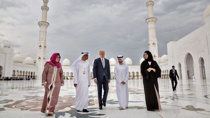 Joe Biden tours Abu Dhabi, the United Arab Emirates, in 2016