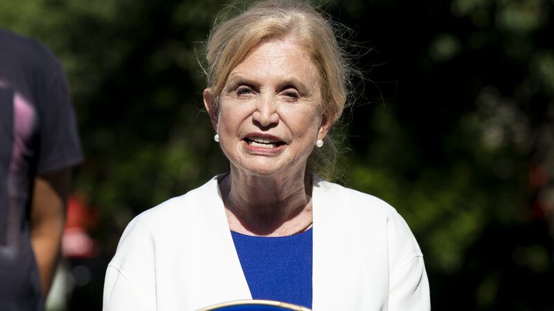 Rep. Carolyn Maloney speaking. | Michael Brochstein/ZUMAPRESS/Newscom