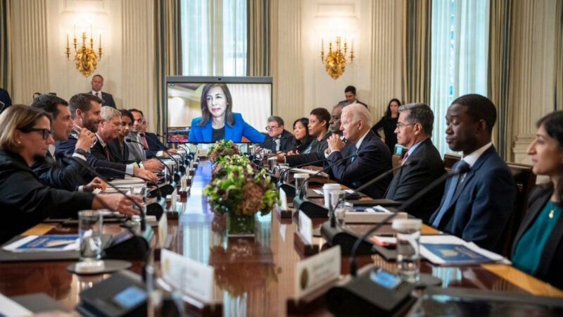 Competition Council Meeting where Biden discussed "junk fees" on September 26 | WhiteHouse/Twitter