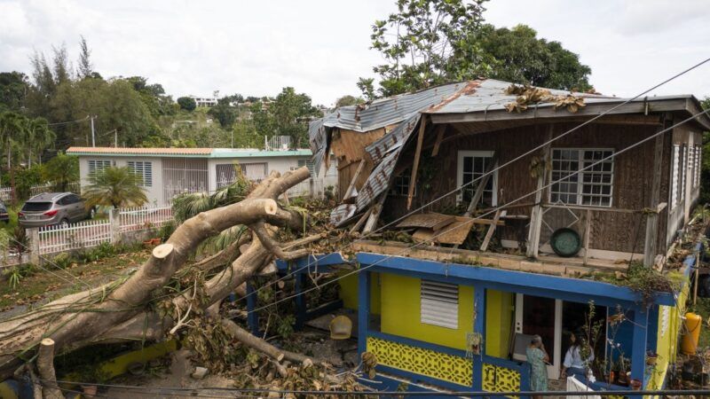 Home wrecked by Hurricane Fiona | Alejandro Granadillo / GDA Photo Service/Newscom