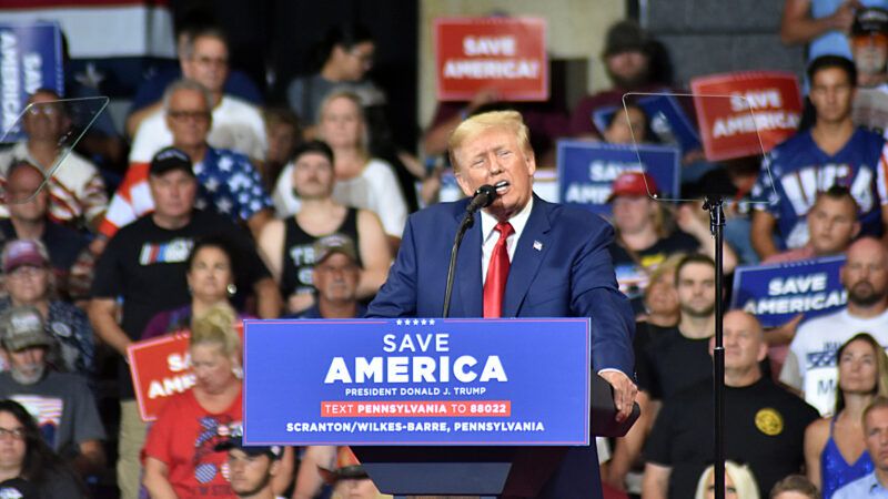 Trump criticized Biden's divisiveness while condemning “sick, sinister, and evil" Democrats who are "trying to destroy our country."