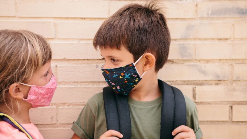 Head Start kids in masks