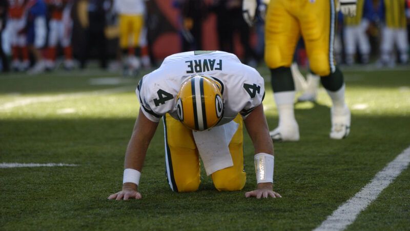 Former Green Bay Packers quarterback Brett Favre