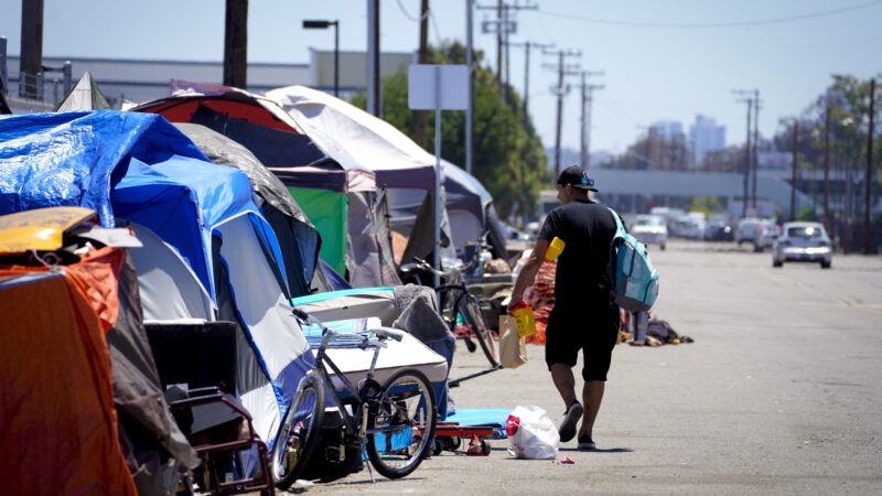 Homeless encampment