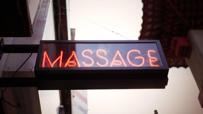 Massage parlor sign | Christian Ouellet/Dreamstime.com