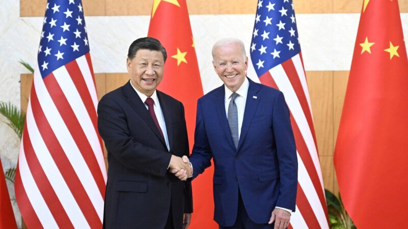 Xi Jinping and Joe Biden