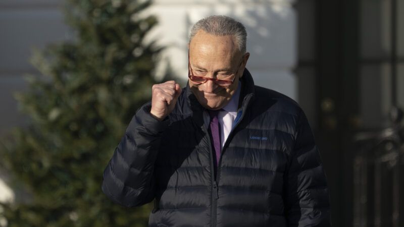 Senate Majority Leader Chuck Schumer, who blocked marijuana banking reform in 2021, blamed Republicans for blocking it in 2022.