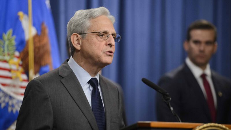 Attorney General Merrick Garland is trying to ameliorate the damage that his boss did as a drug warrior. | Bonnie Cash/UPI/Newscom