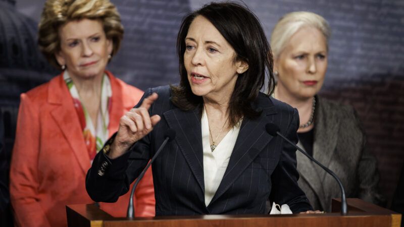 Sen. Maria Cantwell speaking | Samuel Corum / CNP / SplashNews/Newscom