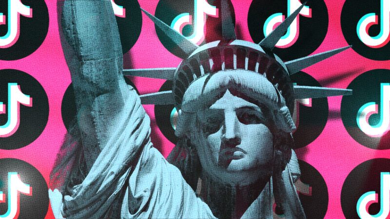 Government attempts to ban TikTok in America would be great blow to our economy and our liberty. | Illustration: Lex Villena; Helen Haigh