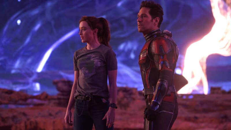 Kathryn Newton and Paul Rudd in Ant-Man and the Wasp: Quantumania