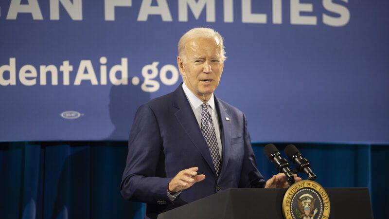 Biden talking about student loan forgiveness