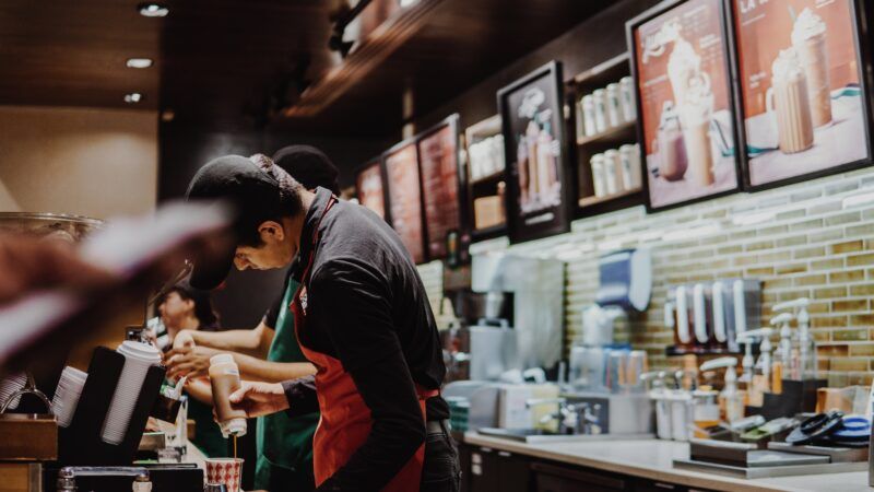 Starbucks workers