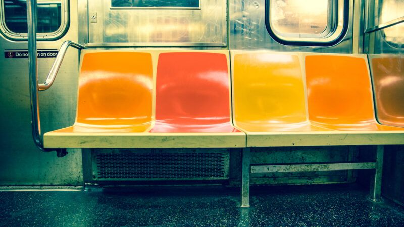 Subway seats in New York City