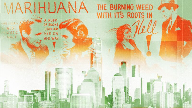 Has New York become a Reefer Madness hellscape full of conked-out zombies? | Illustration: Lex Villena; Mark Zhu