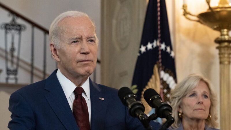 President Joe Biden, who claims to oppose mandatory minimums, supports a fentanyl analog bill that would expand their use. | Ron Sachs/UPI/Newscom