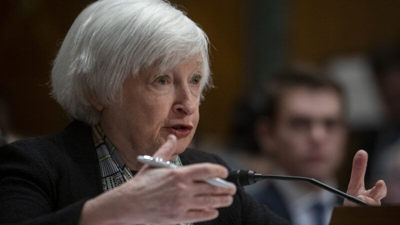 Janet Yellen Treasury debt limit Congressional Budget Office CBO spending deficit debt |  Rod Lamkey - CNP/Sipa USA/Newscom