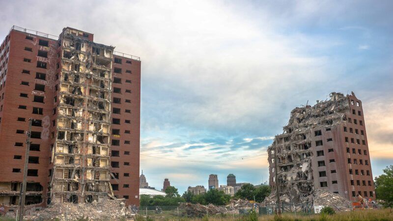 The Brewster-Douglass Housing projects that are slowly being demolished in Detroit, Michigan. | Alexis Simpson/ZUMA Press/Newscom