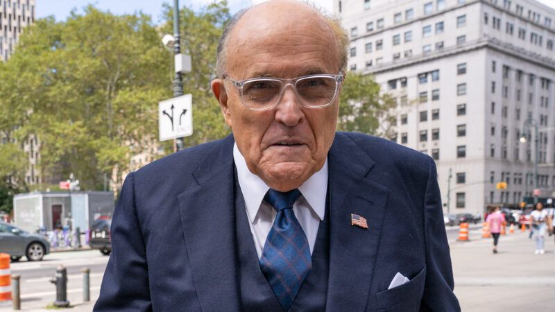 Rudy Giuliani now admits that his oft-told tale of massive election fraud in Fulton County, Georgia, was false. | Theodore Parisienne/TNS/Newscom
