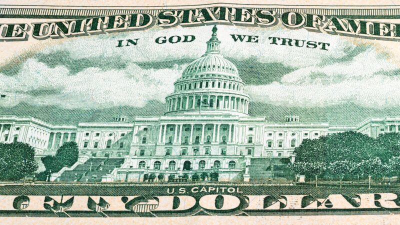 Image of the U.S. Capitol on the back of a  bill. | Holger Kleine | Dreamstime.com