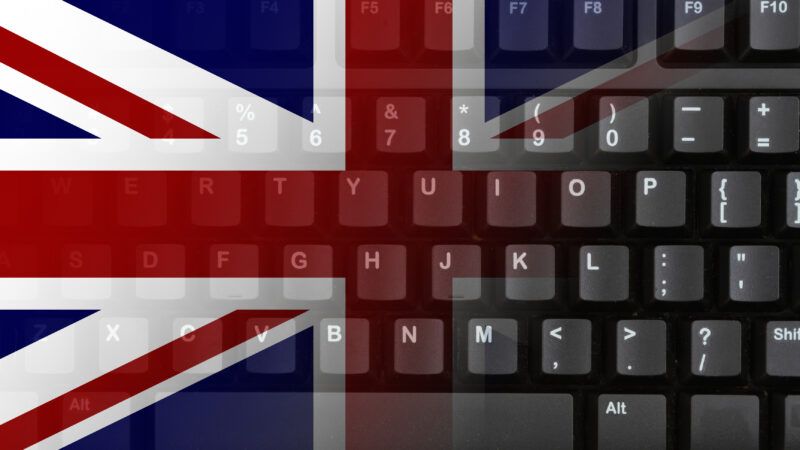 The British flag transitioning into a computer keyboard. | Karenr | Dreamstime.com