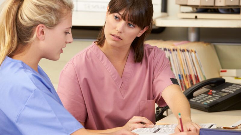 Nurses working at a hospital station | Photo 28705201 © Monkey Business Images | Dreamstime.com