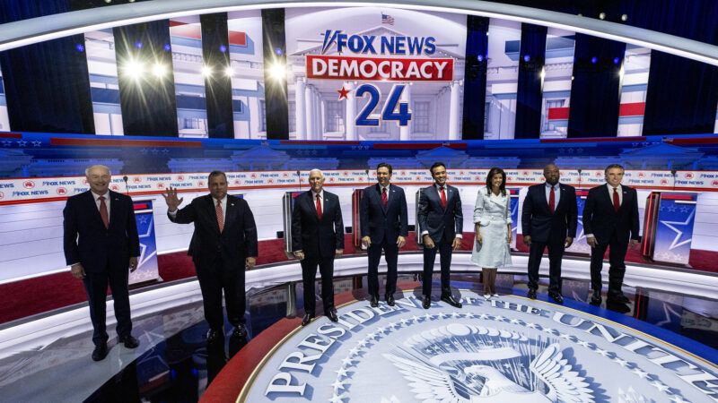2024 GOP presidential candidates participate in the first debate | Chris Dilts/Sipa USA/Newscom
