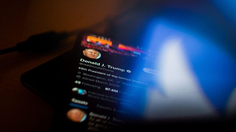 Trump's Twitter account | Adrien Fillon/ZUMAPRESS/Newscom