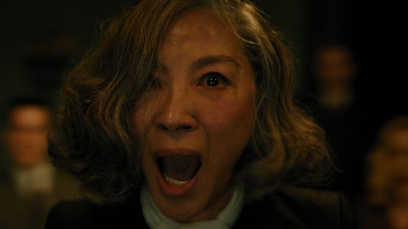 Michelle Yeoh as Mrs. Reynolds in "A Haunting in Venice" | Disney/20th Century Studios