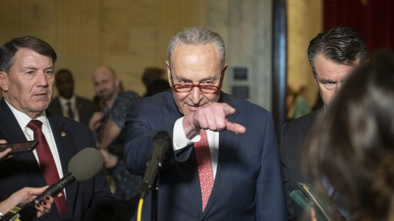 New York Senator Chuck Schumer speaking to the press | Rod Lamkey - CNP/CNP / Polaris/Newscom