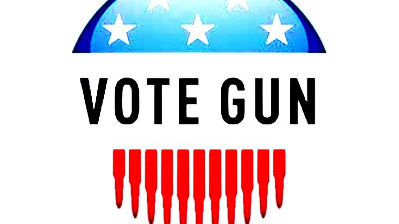 A portion of the book cover of "Vote Gun" by Patrick J. Charles | Columbia University Press