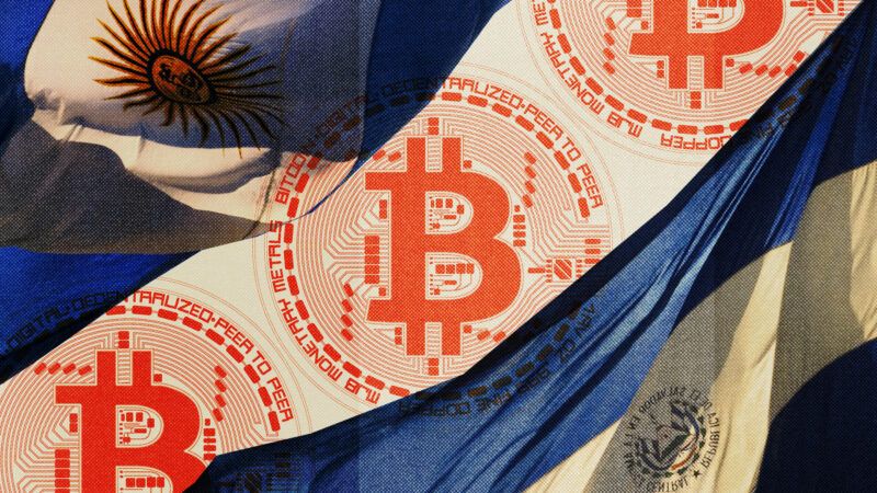 Argentina and El Salvador hold bitcoin talks | Illustration: Lex Villena; Elultimodeseo, Stefano Ember