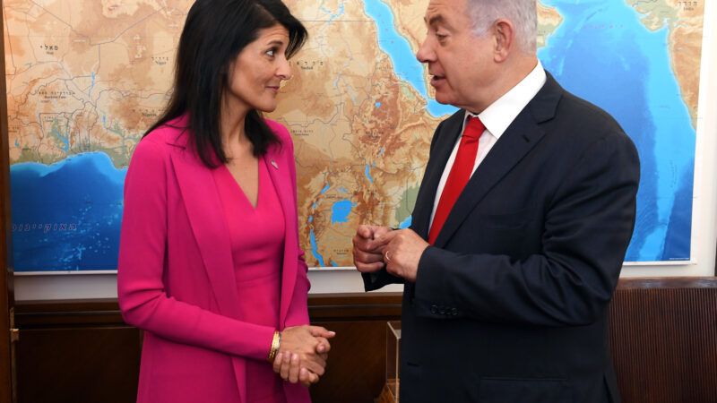 Nikki Haley and Benjamin Netanyahu | Polaris/Newscom
