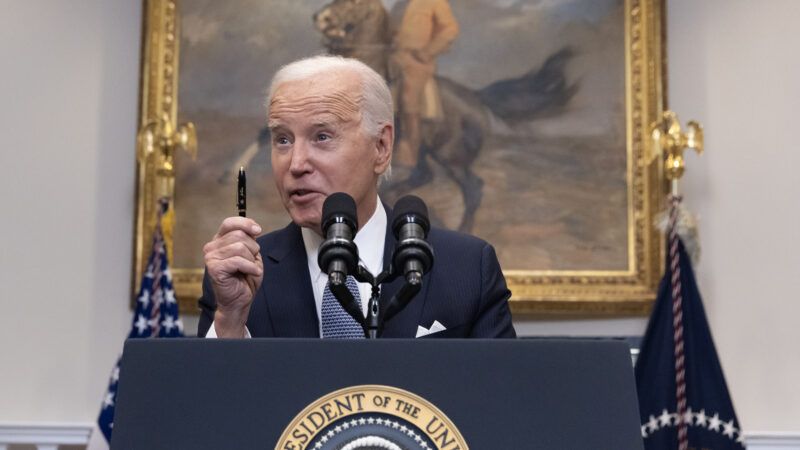 Joe Biden speaks behind a podium | CNP/AdMedia/Newscom