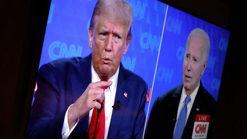 Broadcast of Trump-Biden debate | Credit: Gripas Yuri/ZUMAPRESS/Newscom